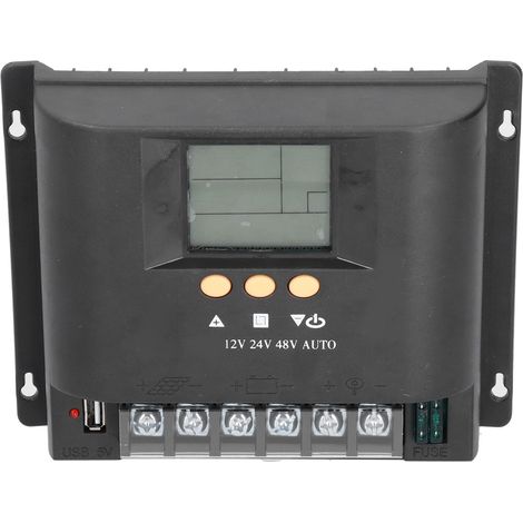 60-A-Solar-Laderegler mit LCD-Bildschirm und USB-Ladeanschluss für Mobiltelefone, industrielle Anwendung (1/5)