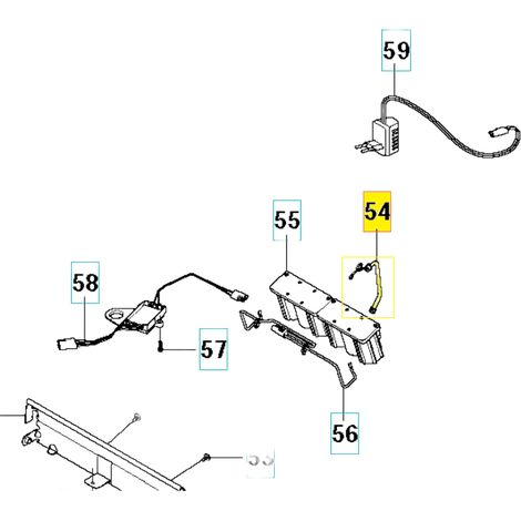 Support de batterie pour tondeuse à gazon Husqvarna LC48VE LC353VE LC148VE LC 348VE LC53Ee