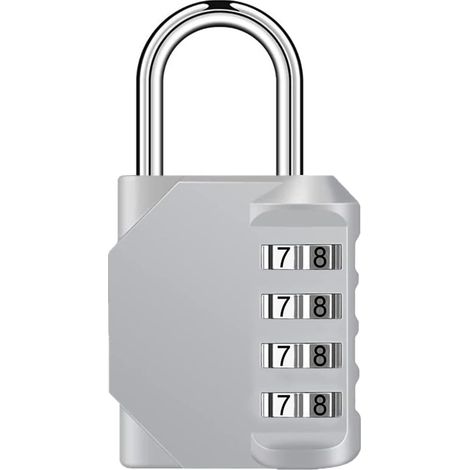 Cadenas à combinaison, cadenas à code pour armoires, combinaison à 4 chiffres