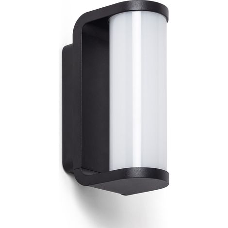 Aplique de Pared Aluminio Exterior LED 15W Dybowo 3000K Negro Blanco Cálido (1/5)