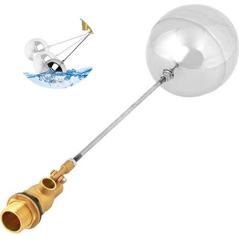 Csparkv – Robinet à flotteur DN20 G3/4 – Acier inoxydable et laiton – Pression 1,6 MPa – Température -10℃ à 120℃ – Installation facile à filetage mâle (1/5)
