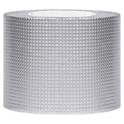 Aluminum adhesive tape: Extremely strong and waterproof aluminum adhesive tape, ideal for repairing cracks, leaks, and holes Dimensions: 5 cm x 5 meters