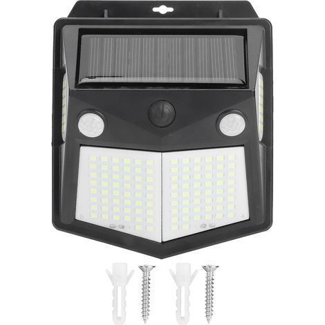 Applique murale solaire à 160 LED, éclairage extérieur automatique à détecteur de mouvement (1/5)