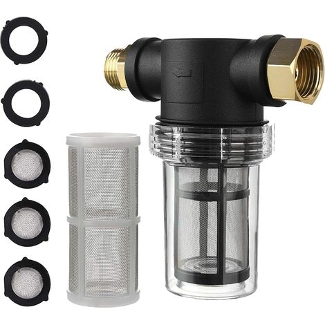 Filtre à Eau Intégré de Cuvette Claire d'écran 40 Mailles pour Nettoyeur Haute Pression Jardin Maison (1/5)