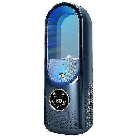 Ventilateur humidificateur avec affichage LED, 6 vitesses et minuterie silencieuse.-AquaForge (1/5)