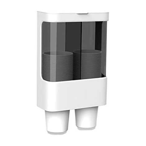 Distributeur de gobelets jetables à Fixation Murale - Distributeur de gobelets en Papier ou en Plastique(S-2) (1/4)