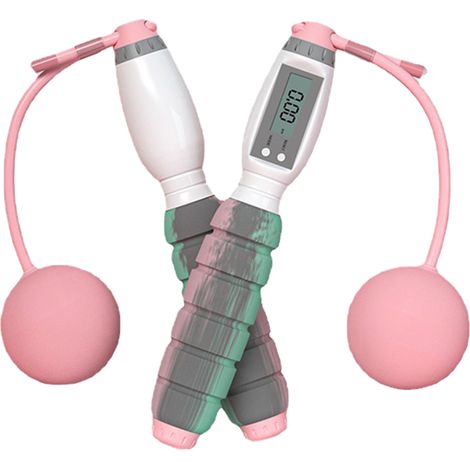 Corde À Sauter Sans Fil - Compteur Numérique - Pour Fitness Et Boxe - Adultes Et Enfants - 1 Pièce (1/5)