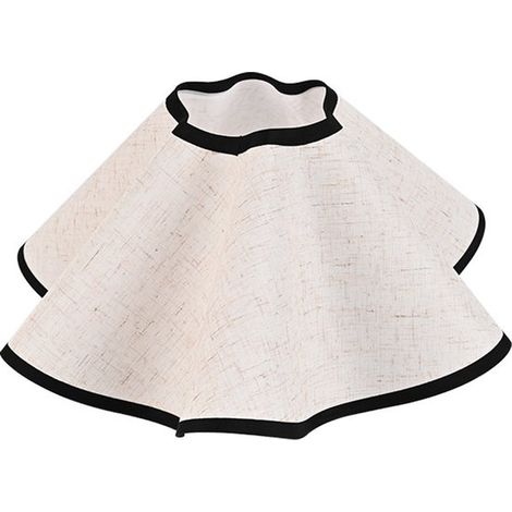 Abat-jour pour lampadaire – Abat-jours pour lampe à poser – Abat-jour en tissu – Abat-jour en forme de nuage (texture lin) pour lampe à poser ou lampadaire (culot E27) (1/5)