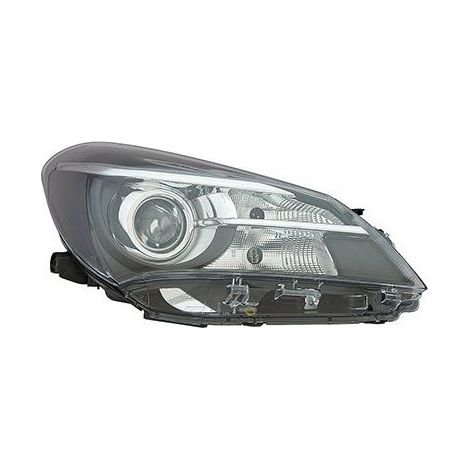 Phare avant droit Hir2 avec loupe Toyota Yaris 3 phase 2 2014-2017