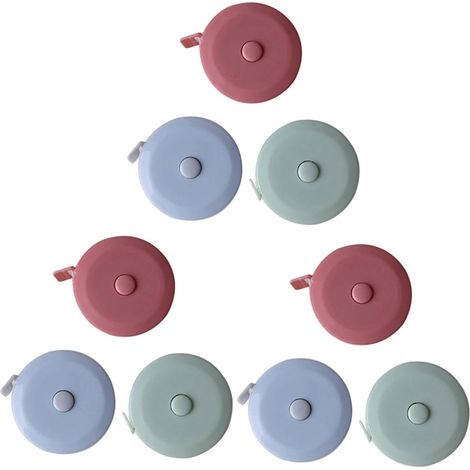 9pièces Mètres De Couture Rétractables Souples Pour Mesures Outils De Mesure Et Durables Flexible Et Portable (1/5)