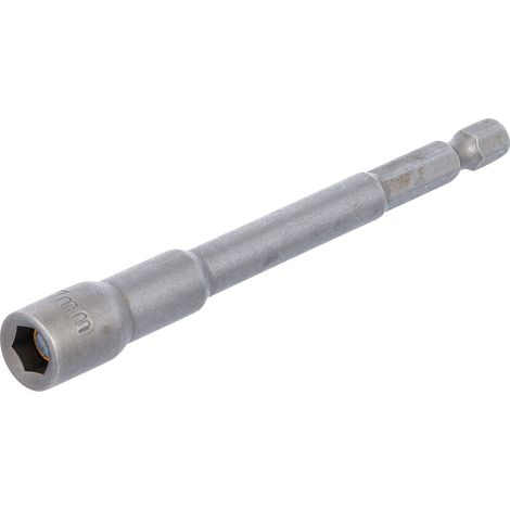 BGS inserto  bussola esagonale  extra lunga  per trapani  attacco esagonale  esterno 6,3  mm (1/4")  SW 7  mm -  2763 (1/4)