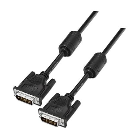 Aisens - câble double liaison 24+1 dvi avec ferrite, m-m, noir, 1,8m (1/2)