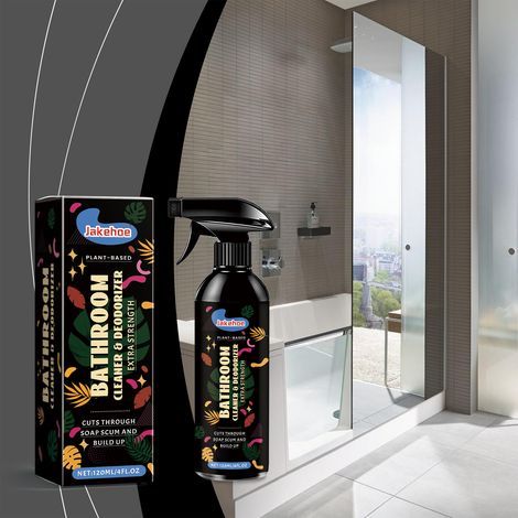 Nettoyant multi-usages pour salle de bain, détartrant pour vitres, détachant pour traces d'eau, nettoyant pour carrelage et WC - 120 ml -- AUTLEAD (1/5)