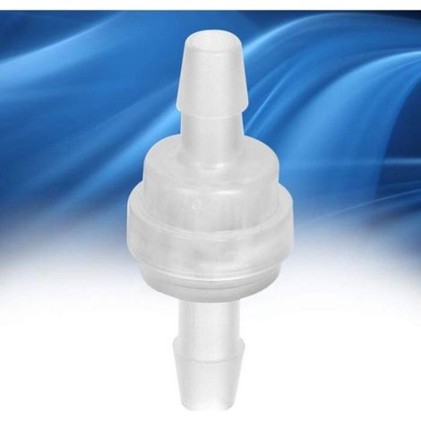 Clapet Anti-Retour - Valve Unidirectionnelle en Plastique et Caoutchouc Fluoré - Pour Traitement de l'Eau - Diamètre 6 mm - Lot de 5 (1/4)