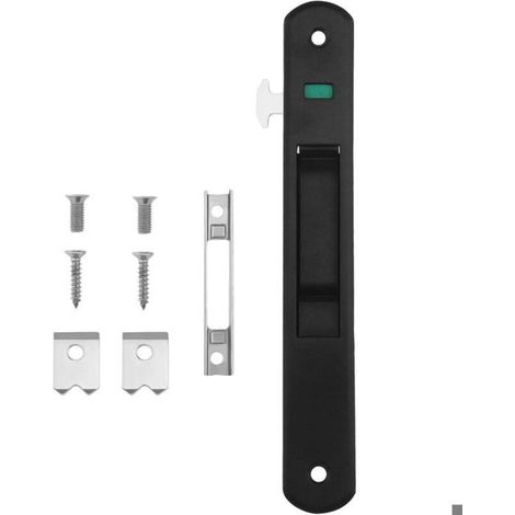 Serrure Simple Face en Acier Inoxydable Attraper Porte coulissante fenêtre Crochet Bouton Moderne Porte Mobile Simple Double Fac (1/5)