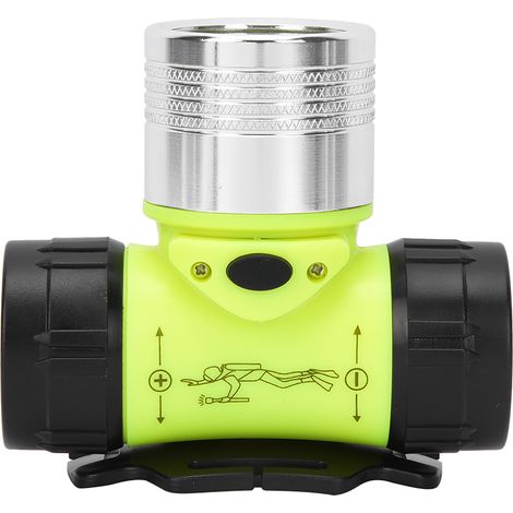 Lampe frontale LED étanche haute puissance pour plongée sous-marine et activités nocturnes