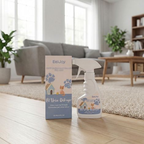 Pet urine deodorizer, cat pet area odor remover, bedding and carpet cleaner, indoor freshening spray -- 120ML (1/5)