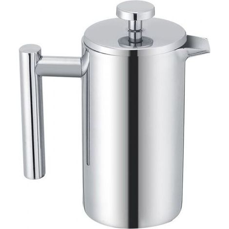 350 ml double-walled stainless steel coffee maker, insulated tea maker, French press coffee (1/5)
