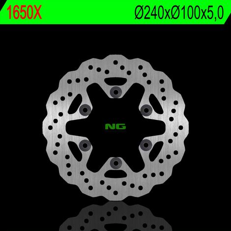 Disco de freno trasero Kawasaki KLX 250/300R 240 mm Wave 09-20