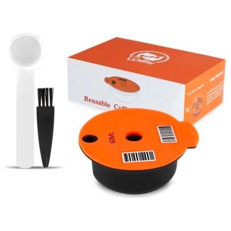 Wiederverwendbare Kaffeekapsel, für Bosch Tassimo, 180 ml, Schwarz