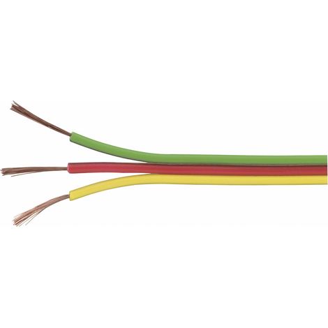 TRU COMPONENTS 1567056 Litze 3 x 0.14 mm² Gelb, Rot, Grün 5 m