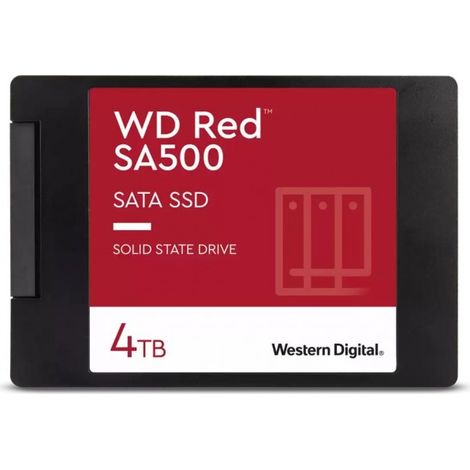 Western Digital Red WDS400T2R0A Internes Solid State Drive 4 TB 2.5" Serial ATA III 3D NAND (1/4)