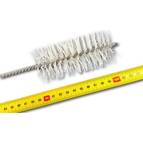 Goupillon chauffage nylon Brosse fil nylon garnissage 100 mm Longueur 1 m - Goupillon nylon - Ø100 mm
