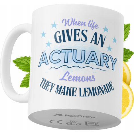 Tazza divertente e umoristica per un attuario, ideale per caffè e tè, con grafica e testo divertenti. Perfetta per compleanni, onomastici e festività. Tazza premium per occasioni speciali, per casa, u (1/5)