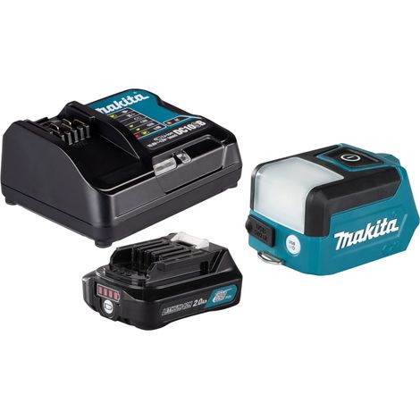 Linterna recargable Makita ML 107 DSA1 12 V máx. 200 lm LED + 1 batería 2,0 Ah + cargador