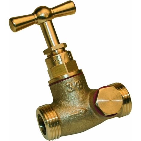 Absperrhahn mit Klappe, männlich / männlich 12 x 17 mm 12 x 17 mm QUICK PLOMBERIE