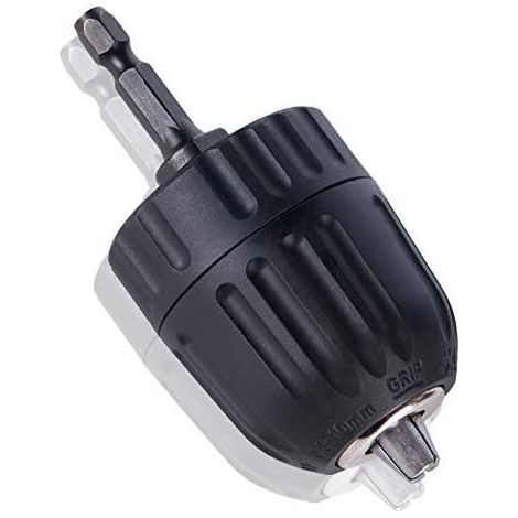 Schnellspannbohrfutter 0.8–10mm JTENG Bohrfutter Schnellspann 3/8-24UNF Sechskantschaft Bohrfutter mit 1/4 Hex Chuck Adapter