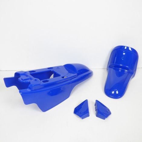 Kit carénage carrosserie bleu pour moto enfant Yamaha 50 PW Après (1/4)