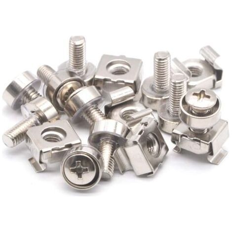 50pcs M5 20mm vis de couronne. 304 vis d'armoire en acier inoxydable. écrou d'encliquetage (1/5)
