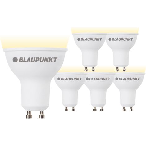 GU10 Spot LED Dépoli 5W 500 Lumen 2700K Blanc Chaud, Lot de 6 (1/5)
