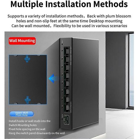 Commutateur réseau 8 ports 2,5 Gb/s - Commutateur Ethernet non géré (1/5)