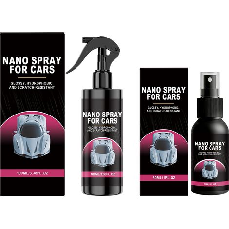 Nano-Beschichtungsspray für Autos – Tragbares Reinigungs- und Aufbereitungsspray für die tägliche Anwendung zur Entfernung von Autolack – 100 ml -- DTEKGAZ (1/5)