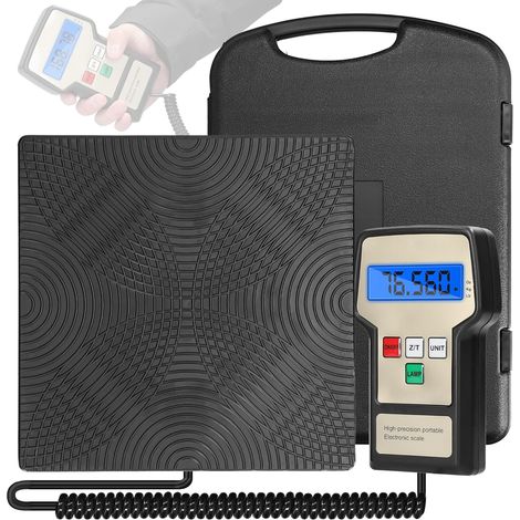 Échelle Réfrigérant électronique, Balance de de Réfrigérant avec Écran LCD, Échelle de Réfrigérant Portable, 100 kg (1/5)