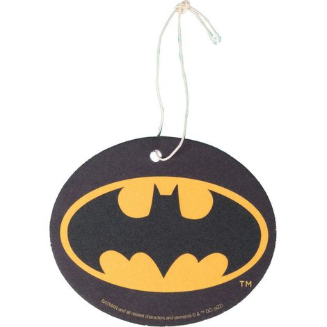 Profumatore deodorante auto Batman fragranza verve nero giallo profumo supereroe pipistrello (1/3)