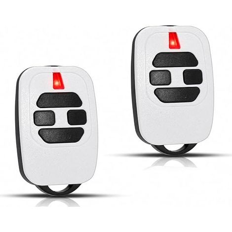 Lot de 2 télécommandes pour DEA 433,92 MHz compatibles GTI2, GTI4, GT2, GT4, Mio TR2, TR4, TR2N, TR4N, Genie 273, Gold 288 – télécommande pour Porte de Garage et Portail avec portée Jusqu’à 150 m (1/5)