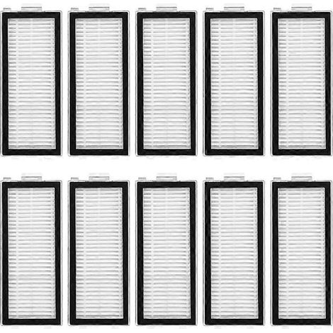 Filtres HEPA de rechange pour aspirateur robot Roborock Qrevo Curv 2 Flow - Accessoires - Filtres lavables (lot de 10) (1/5)