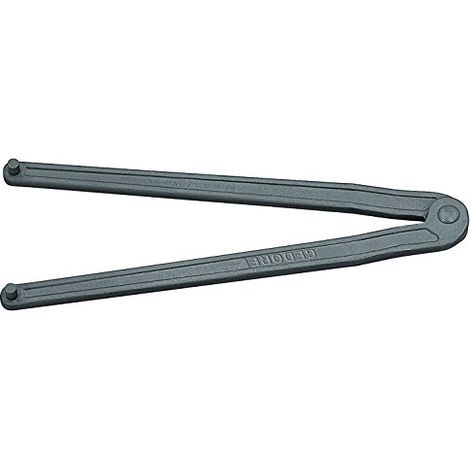 Llave con pivotes, ajustable, 8 mm (1/4)