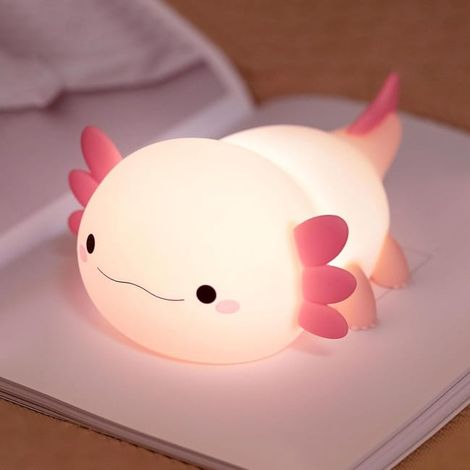Nachtlicht für Kinder – Einstellbare Helligkeit, Silikon-Tier-Nachtlicht – Niedliche, wiederaufladbare Touch-Nachttischlampe (1/4)