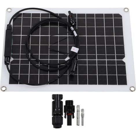 Flexibles Solarmodul, PV-Systemkomponenten, 15 W, 12 V, Batterieladeleistung, tragbar für Camping, Zuhause, Wohnmobil (1/5)