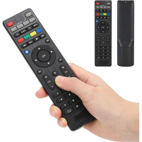 Télécommande Tvip, télécommande ABS noire pour boîtier TV, compatible avec les modèles Tvip412, Tvip415, Tvip605 et Tvips300.