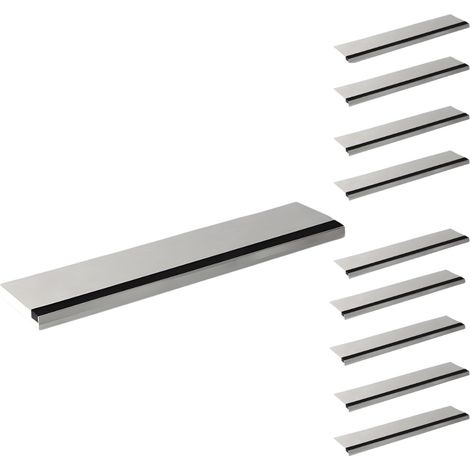 Semilavorato filomuro 8 x 200 cm in cartongesso e alluminio per luce led 10 pz (1/5)