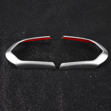 2 Stück M Sport Lenkradblenden für BMW F20 F22 F30 F32 F10 F06 F15 F16, ABS-Zierrahmen, Fahrzeuginnenausstattung, Schwarz (1/5)