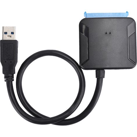 Adaptateur USB 3.0 vers SATA, câble convertisseur pour disque dur externe 2,5 pouces, câble de données PC portable (1/5)