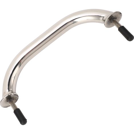 Main courante de 20 cm (8 po) en acier inoxydable 316 antirouille, finition polie brillante, pour yacht et camping-car. (1/5)
