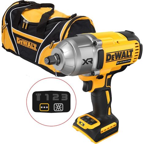 Dewalt 18v DCF900N XR High Torque Impact Wrench Li-Ion 1/2"" 1396Nm + Tool Bag (1/5)