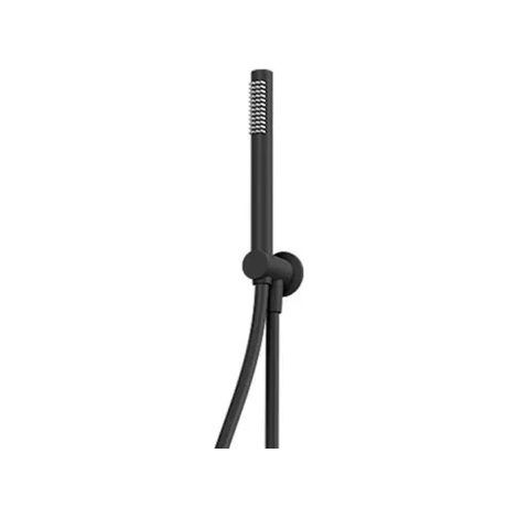 Set doccia nero opaco con doccetta presa acqua e laccio doccia (1/3)